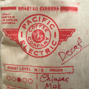 Decaf Chiapas coffee