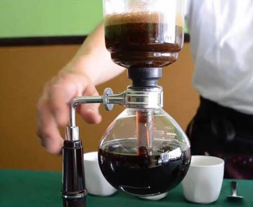 Hot syphon coffee